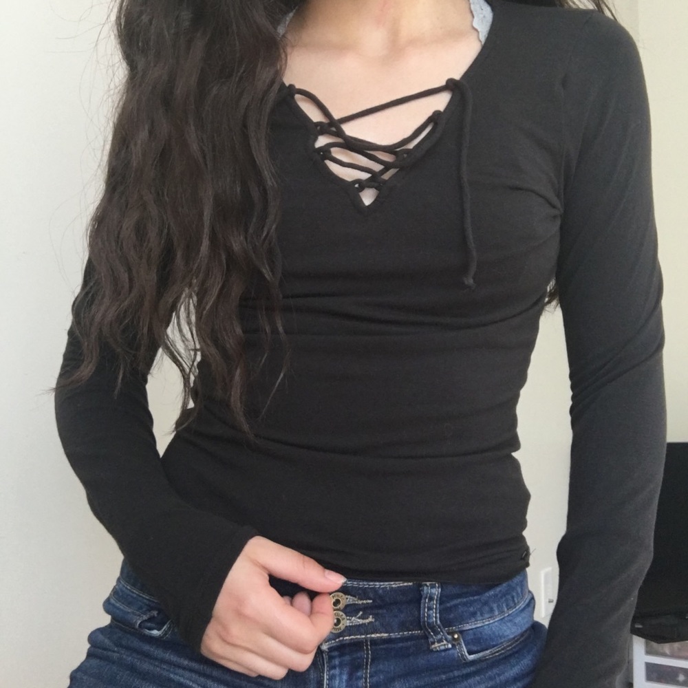 Hollister Black Long Sleeve